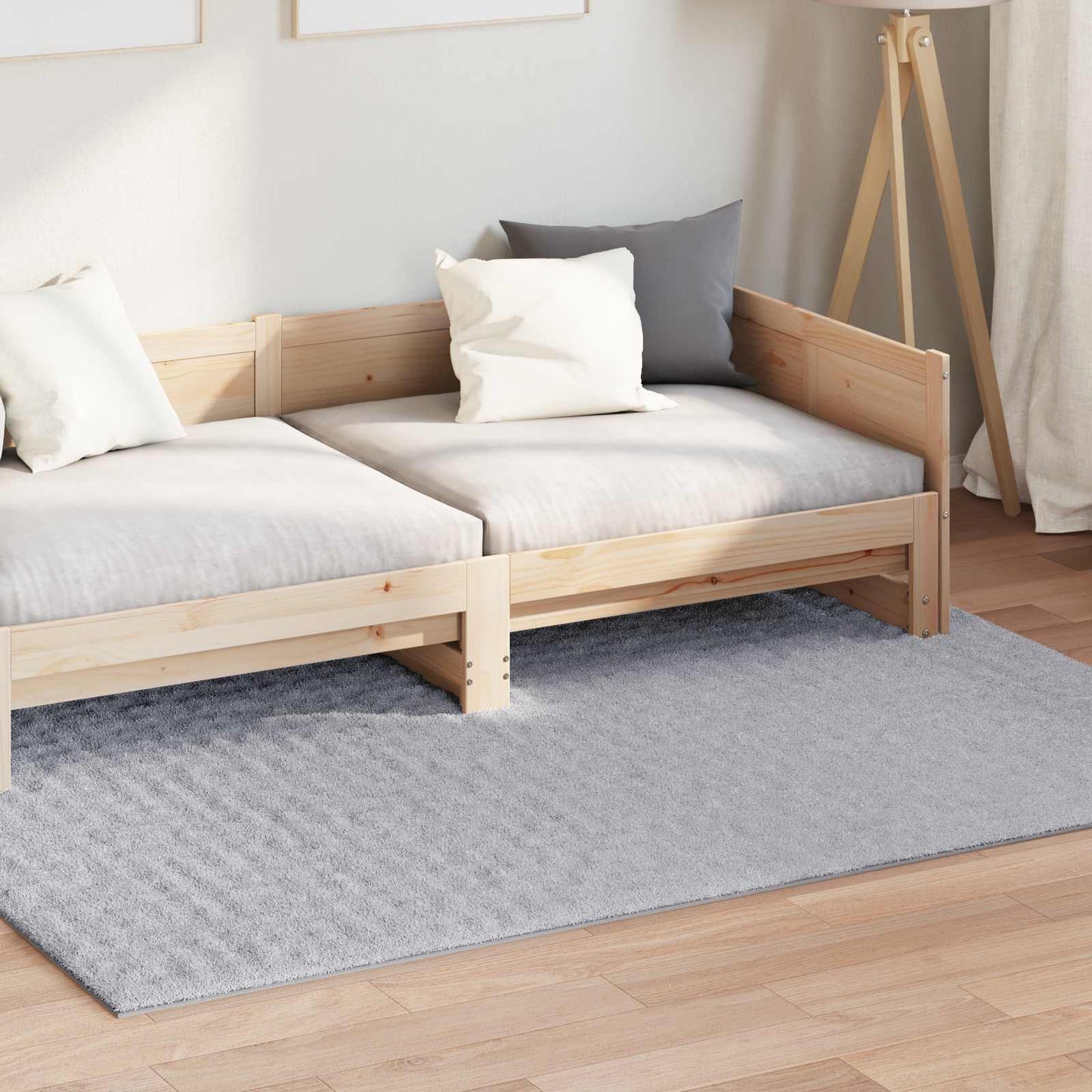 Vidaxx Teppiche rechteckig Huarte grau 170 x 120 cm Polyester