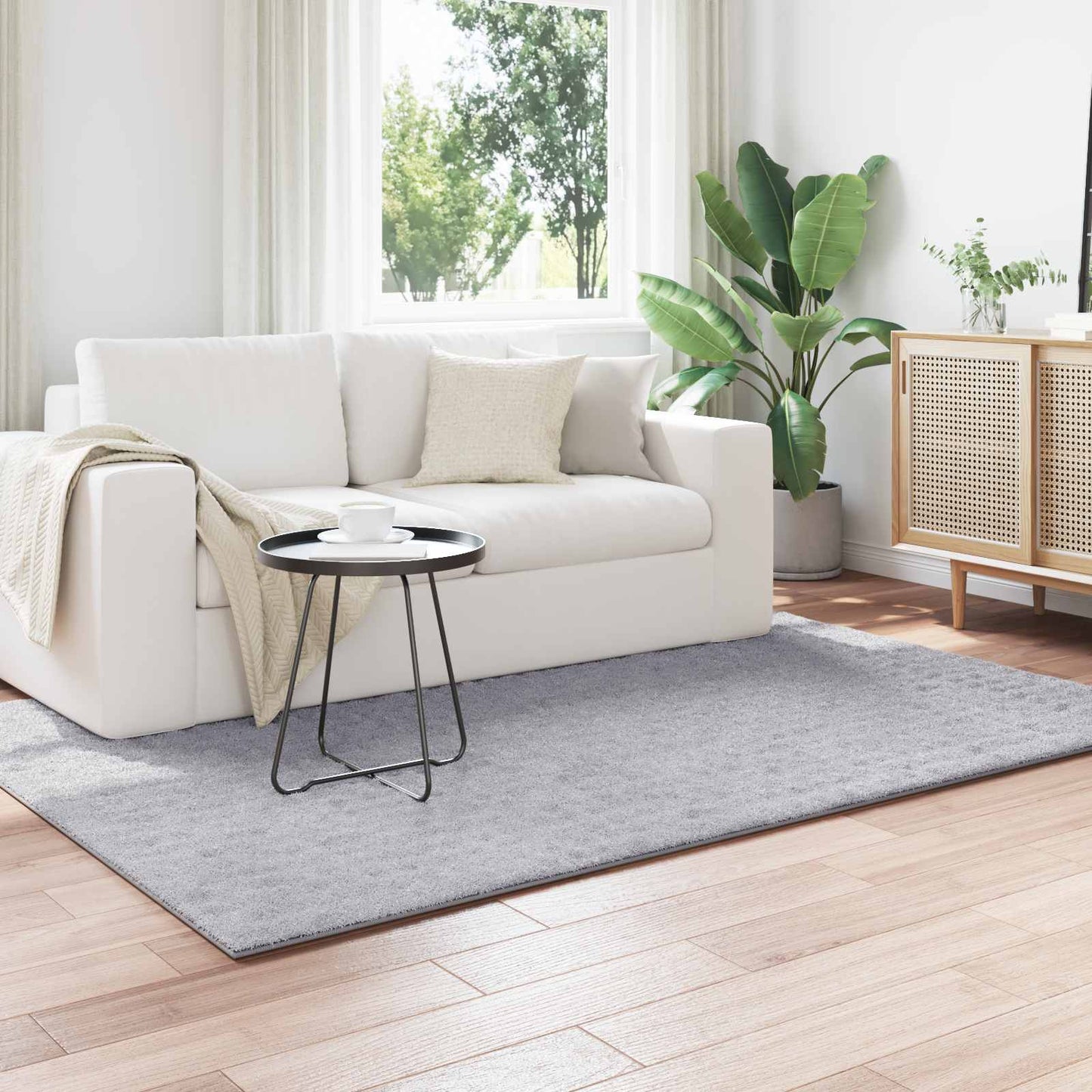 Vidaxx Teppiche rechteckig Huarte grau 230 x 160 cm Polyester
