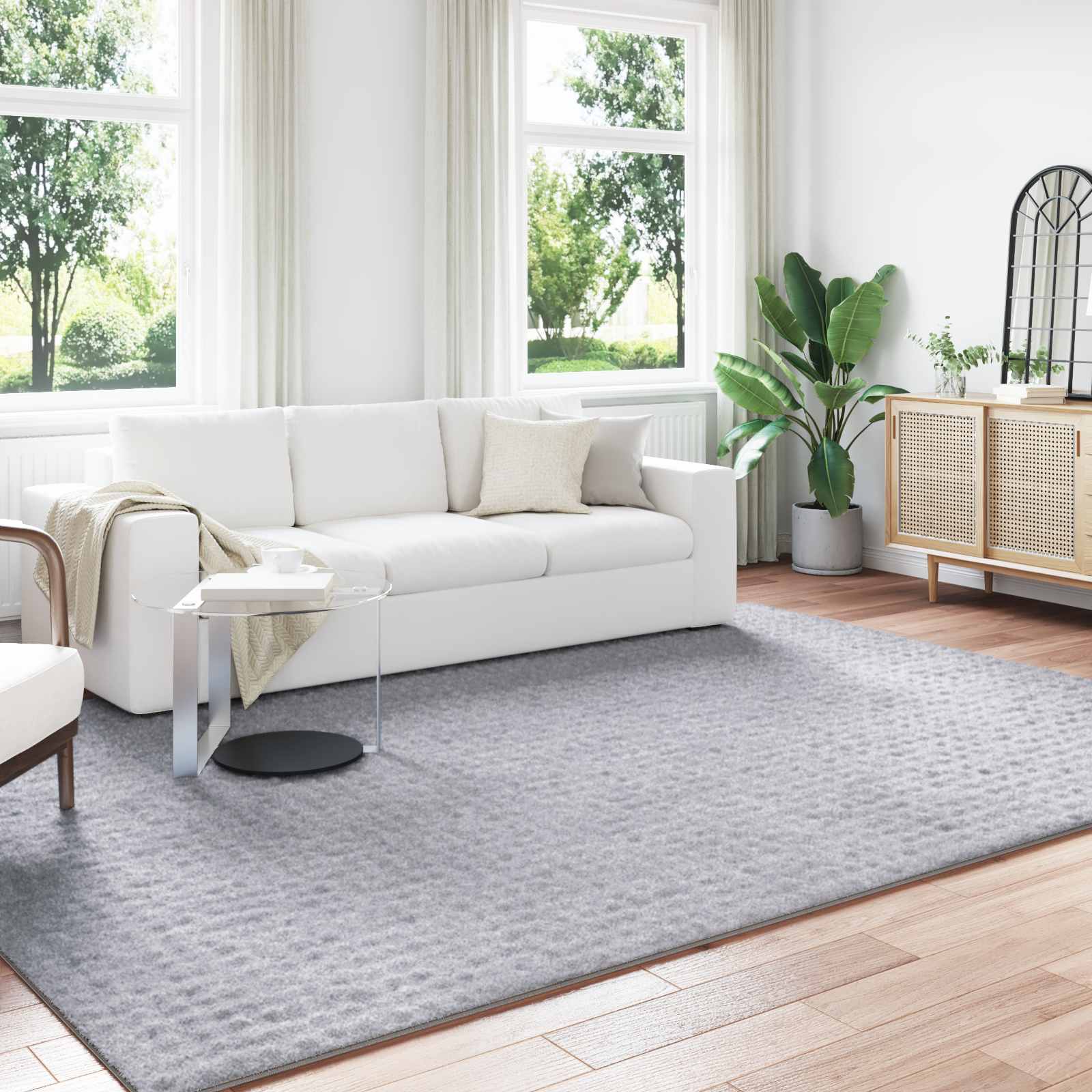 Vidaxx Teppiche rechteckig huarte grau 340 x 240 cm Polyester