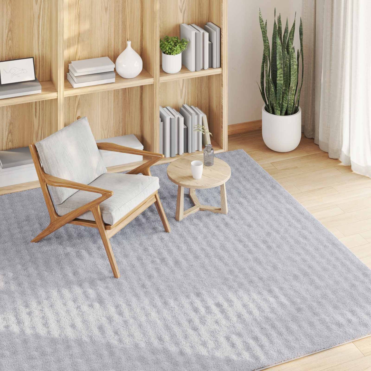 Vidaxx Teppiche quadratisch huarte grau 200 x 200 cm Polyester
