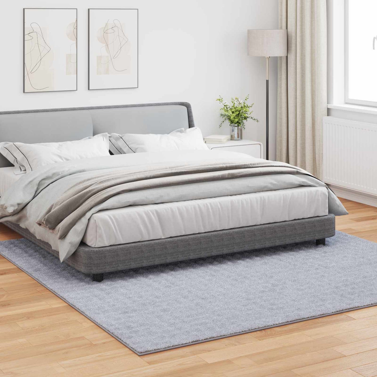 Vidaxx Teppiche quadratisch huarte grau 240 x 240 cm Polyester