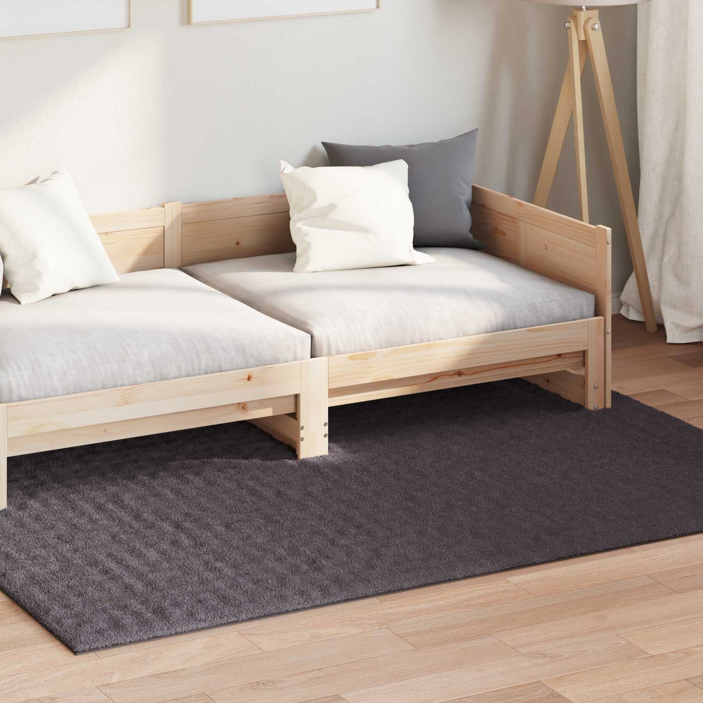 Vidaxx Teppiche rechteckig Huarte Anthrazit 200 x 140 cm Polyester