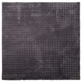 Vidaxx Teppiche quadratisch Huarte Anthrazit 120 x 120 cm Polyester - afbeelding 2