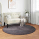 Vidaxl Teppiche rund Huarte Anthrazit ø 200 cm Polyester