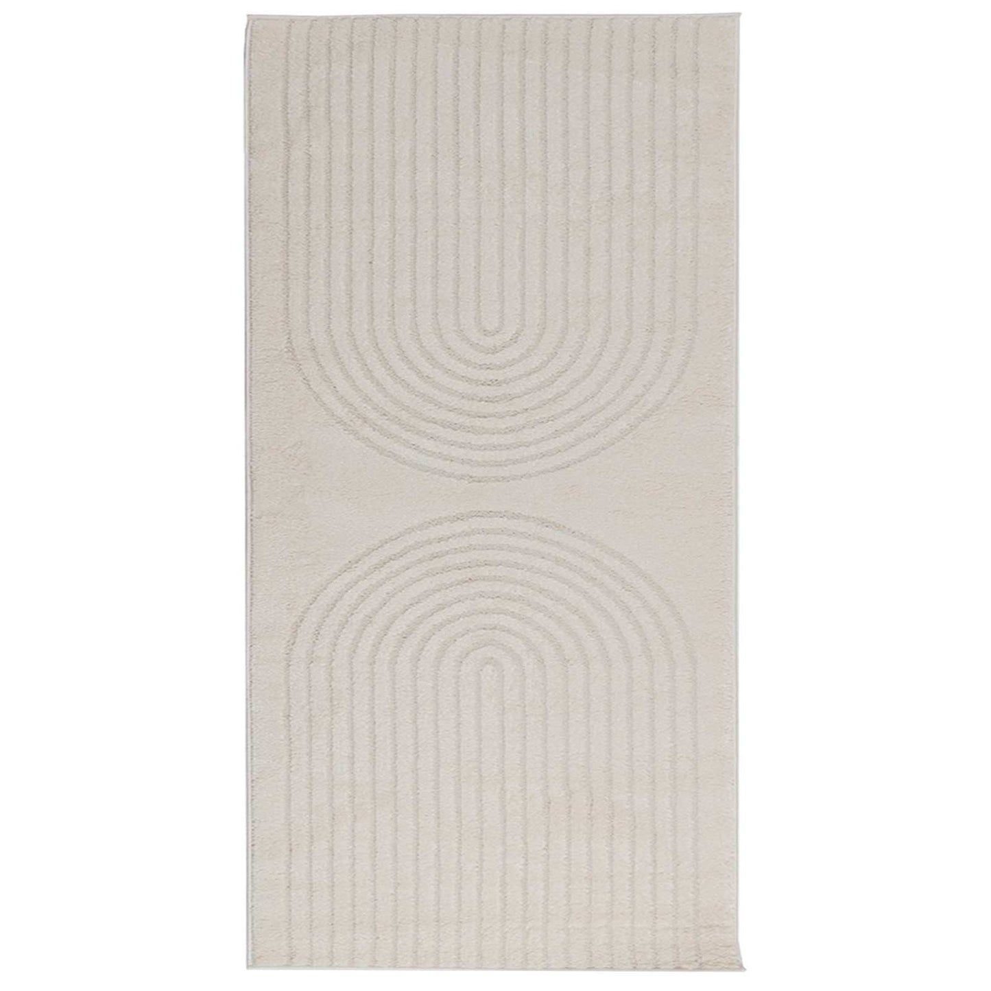 Vidaxx Teppiche rechteckig Huarte Creme 150 x 80 cm Polyester