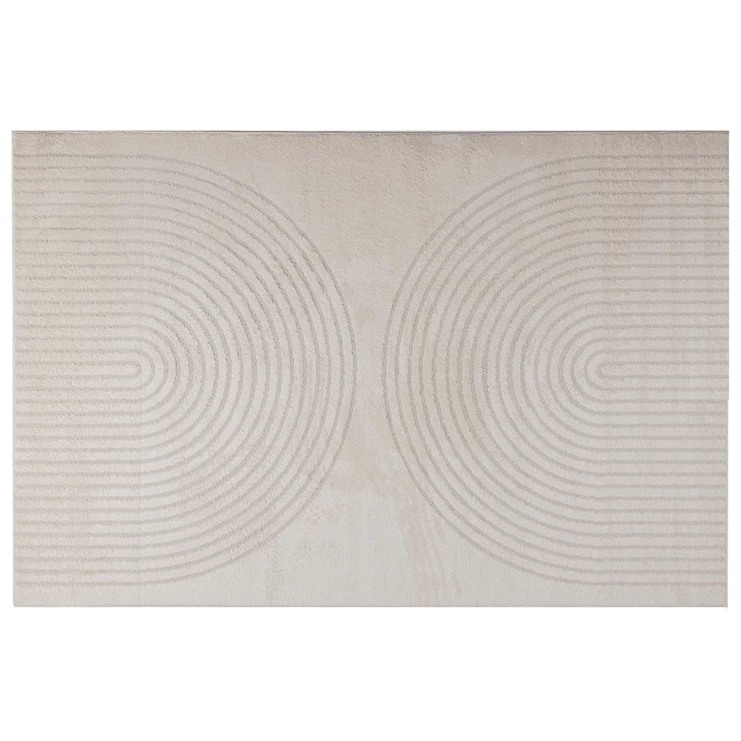 VidaXL Teppiche rechteckig Huarte Creme 170 x 120 cm Polyester