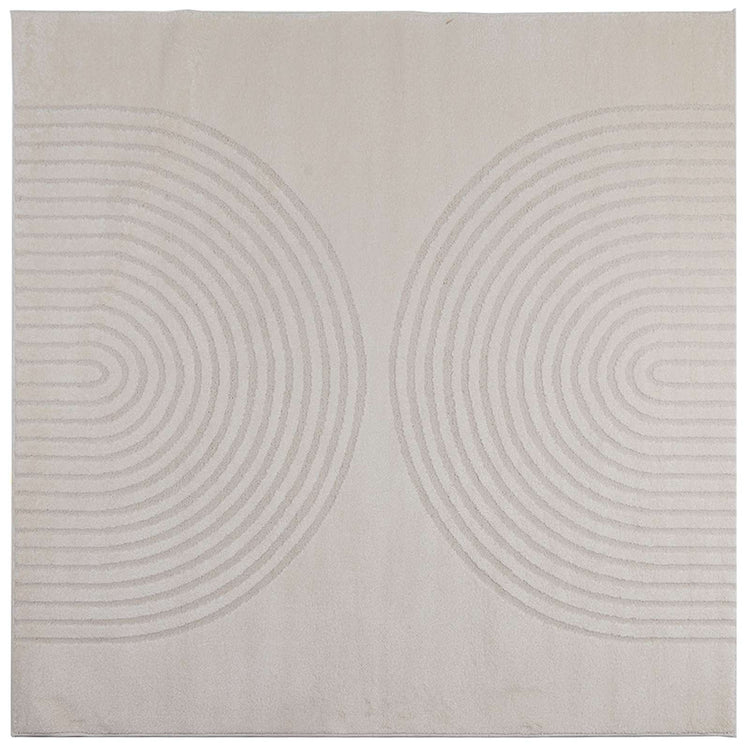 Vidaxx Teppiche quadratisch Huarte Creme 120 x 120 cm Polyester