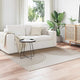 Vidaxx Teppiche quadratisch Huarte Creme 200 x 200 cm Polyester