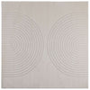 Vidaxx Teppiche quadratisch Huarte Creme 240 x 240 cm Polyester