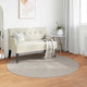 VidaXL Teppiche rund Huarte Creme ø 200 cm Polyester