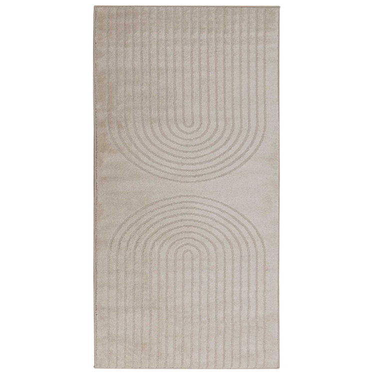 Vidaxx Teppiche rechteckig Huarte Beige 150 x 80 cm Polyester