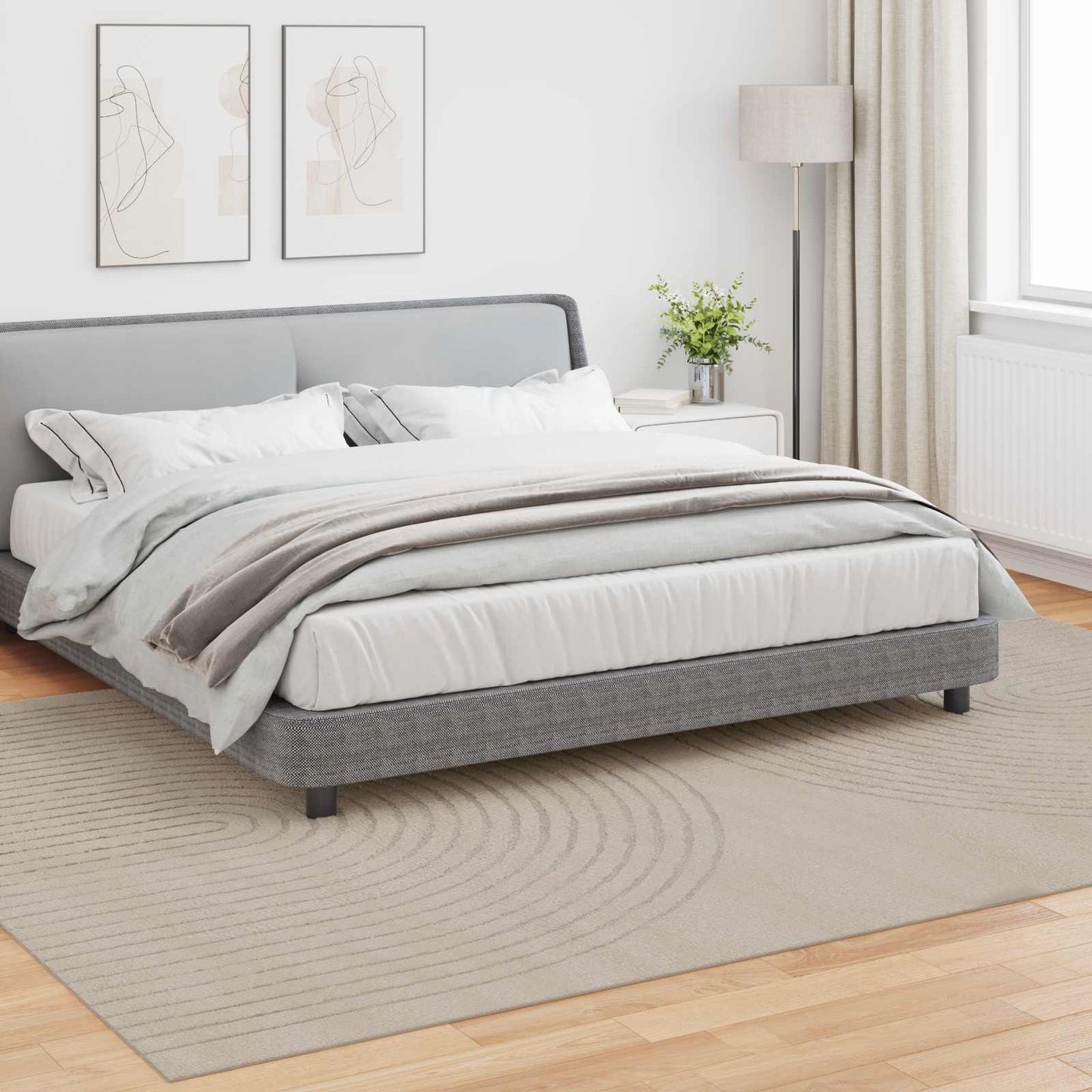 Vidaxx Teppiche rechteckig Huarte Beige 340 x 240 cm Polyester