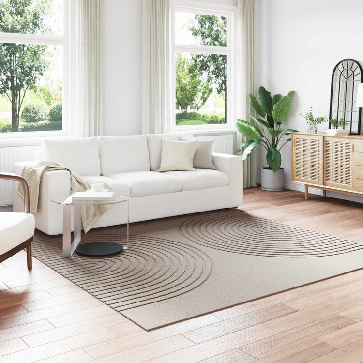 Vidaxx Teppiche quadratisch huarte beige 240 x 240 cm Polyester