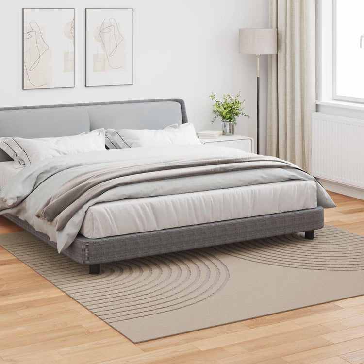 Vidaxx Teppiche quadratisch huarte beige 240 x 240 cm Polyester