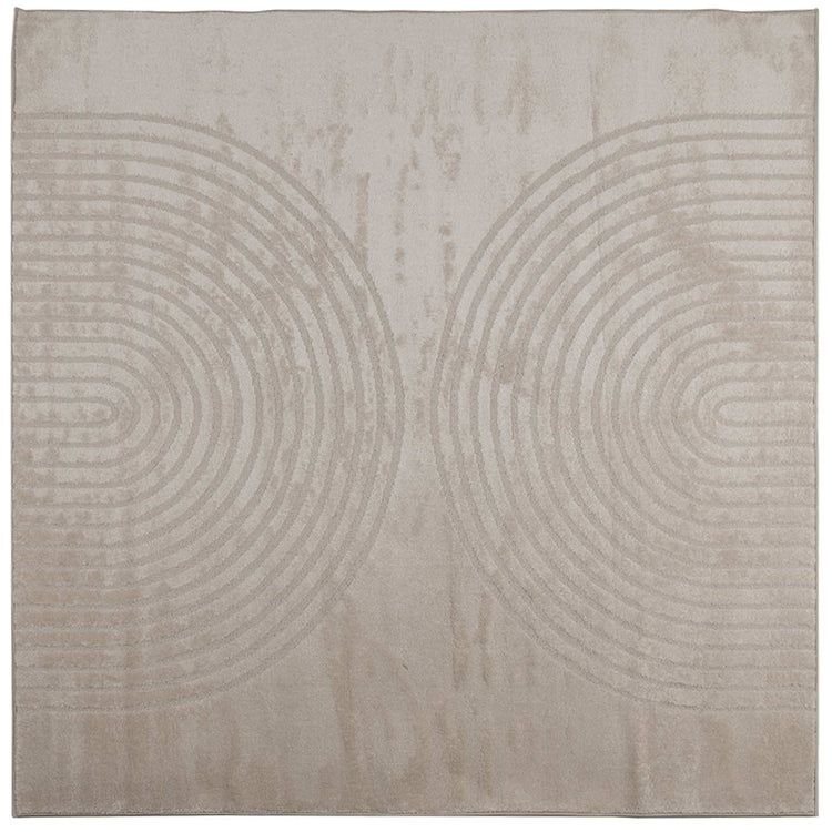 Vidaxx Teppiche quadratisch huarte beige 240 x 240 cm Polyester