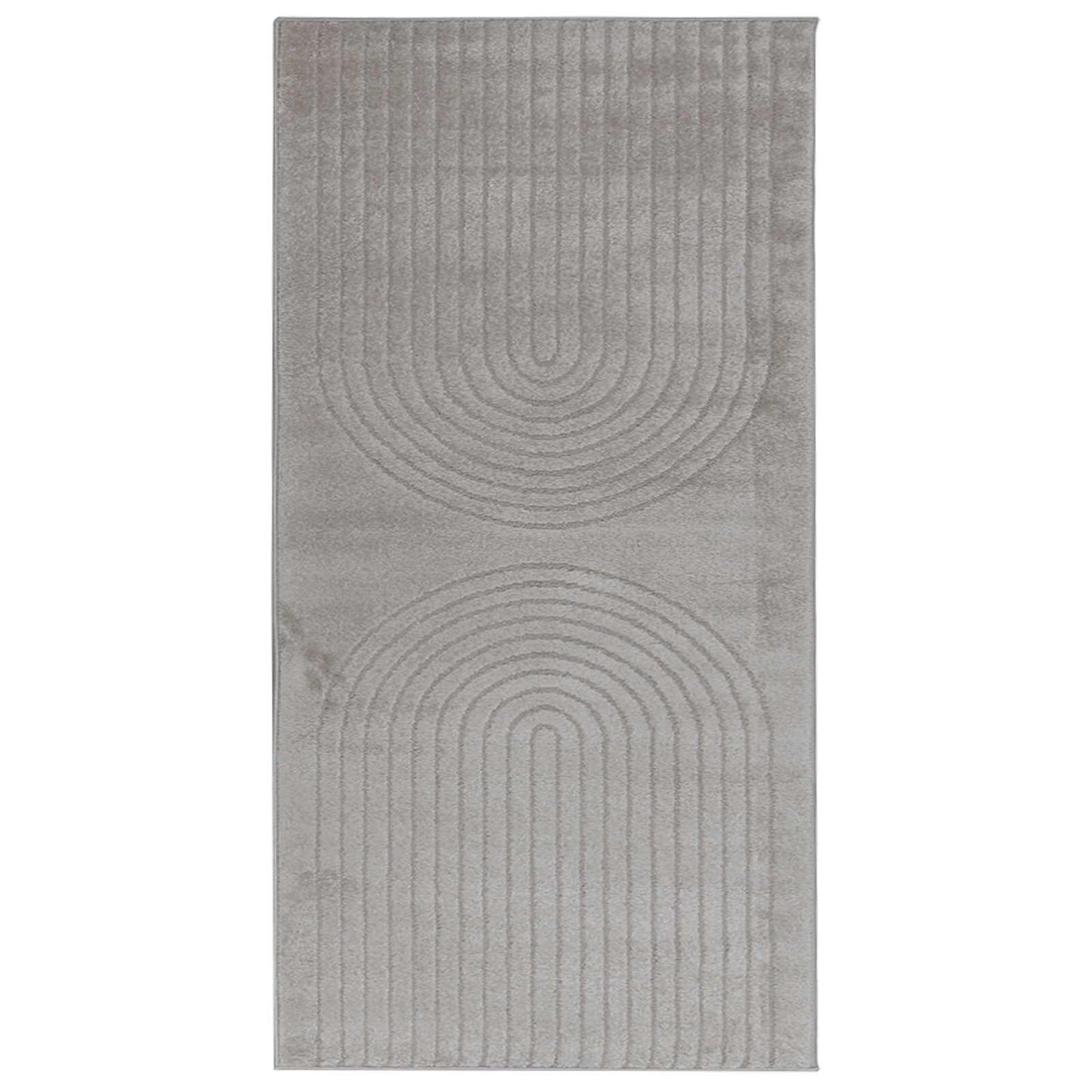 Vidaxx Teppiche rechteckig Huarte grau 150 x 80 cm Polyester