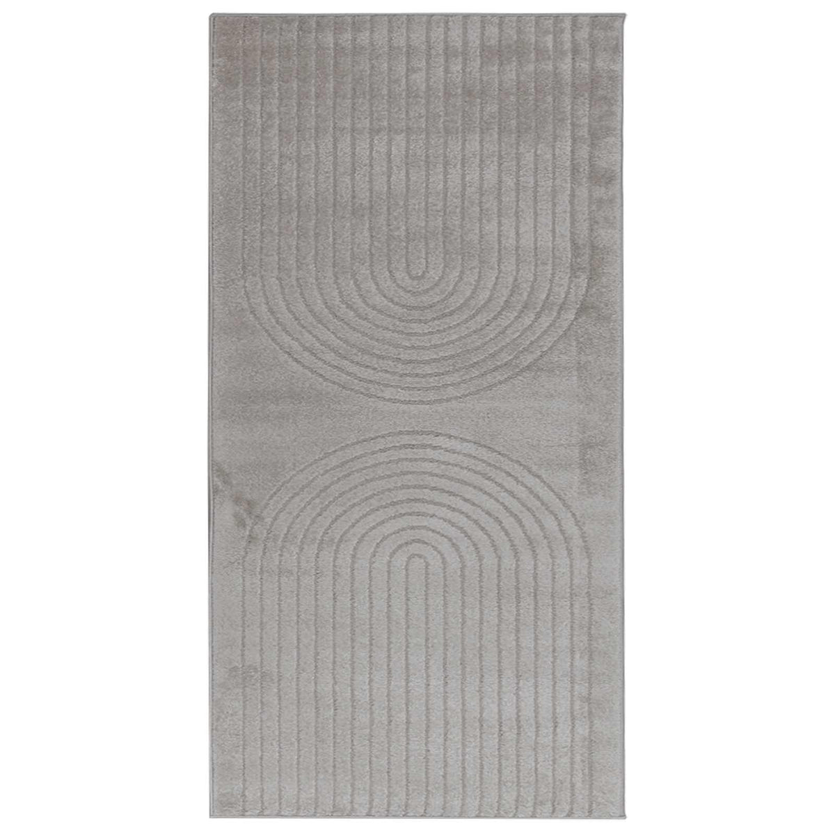 Vidaxx Teppiche rechteckig Huarte grau 150 x 80 cm Polyester