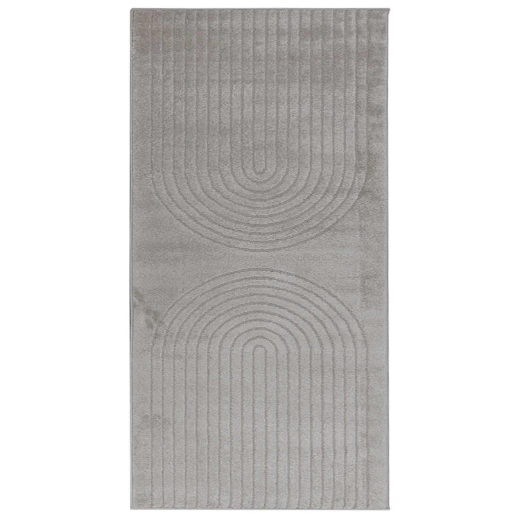 Vidaxx Teppiche rechteckig Huarte grau 150 x 80 cm Polyester