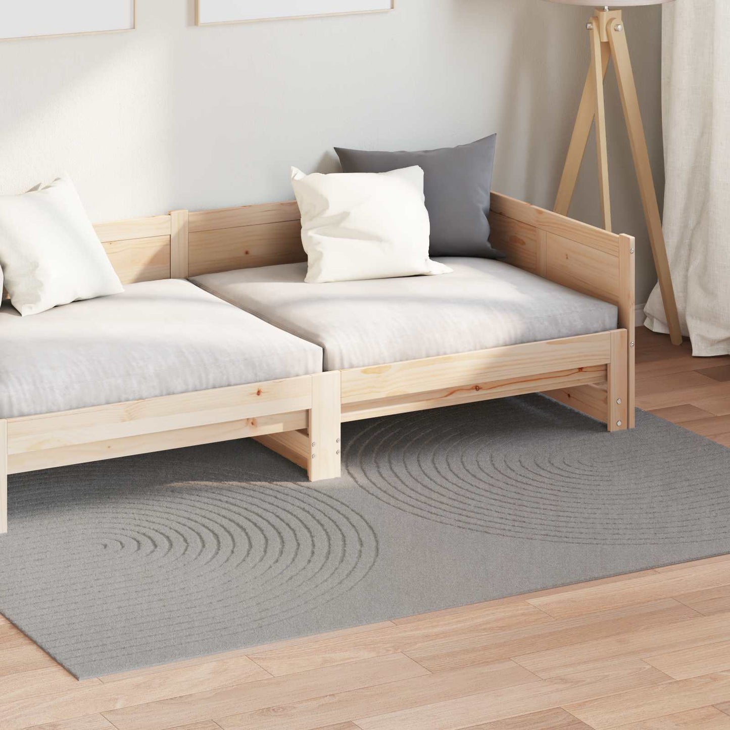 Vidaxx Teppiche rechteckig huarte grau 200 x 140 cm Polyester