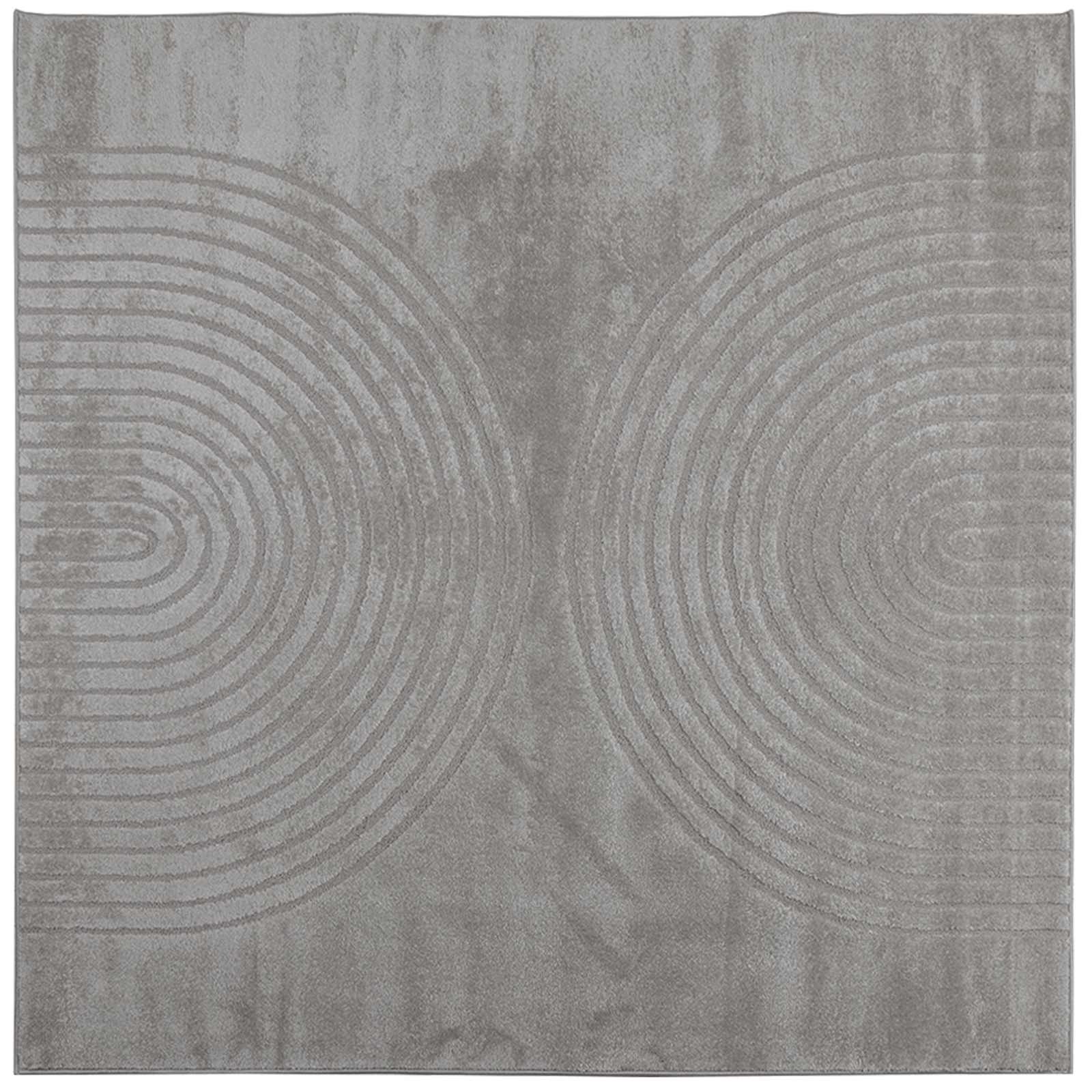Vidaxx Teppiche quadratisch huarte grau 240 x 240 cm Polyester