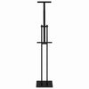 VidaXL Messedisplays 2 Stück schwarz 26,5 x 26,5 x 150 cm Stahl