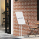 VidaXL Messedisplays 2 Stück weiß 26,5 x 26,5 x 150 cm Stahl