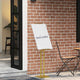 VidaXL Messedisplays 2 Stück Gold 26,5 x 26,5 x 150 cm Stahl