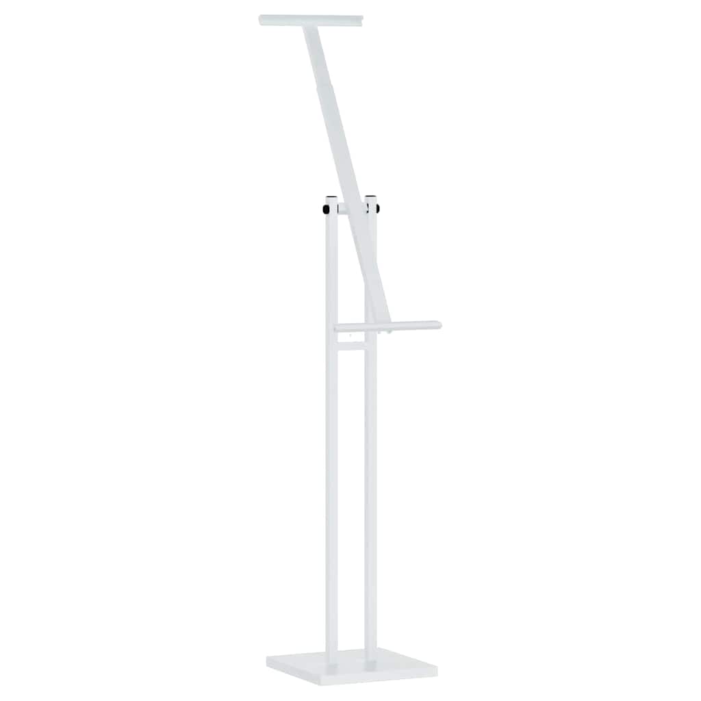 Vidaxx Messedisplays aus weißem 26,5 x 26,5 x 150 cm großem Stahl