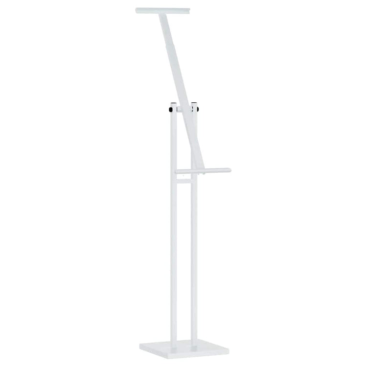 Vidaxx Messedisplays aus weißem 26,5 x 26,5 x 150 cm großem Stahl