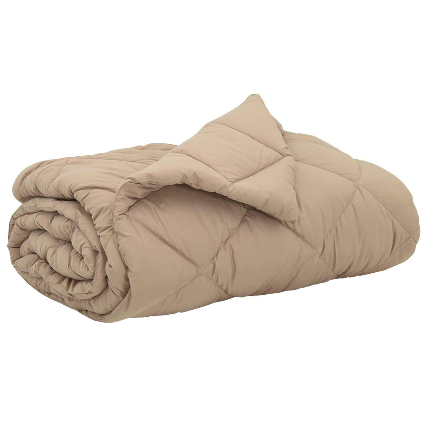 Vidaxx Sommerbettdecke Taupe 200 x 200 cm Mikrofaser