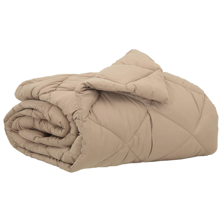 Vidaxx Sommerbettdecke Taupe 220 x 135 cm Mikrofaser