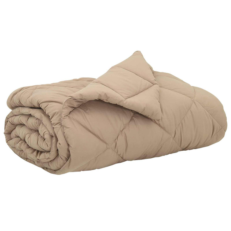 Vidaxx Sommerbettdecke Taupe 220 x 200 cm Mikrofaser