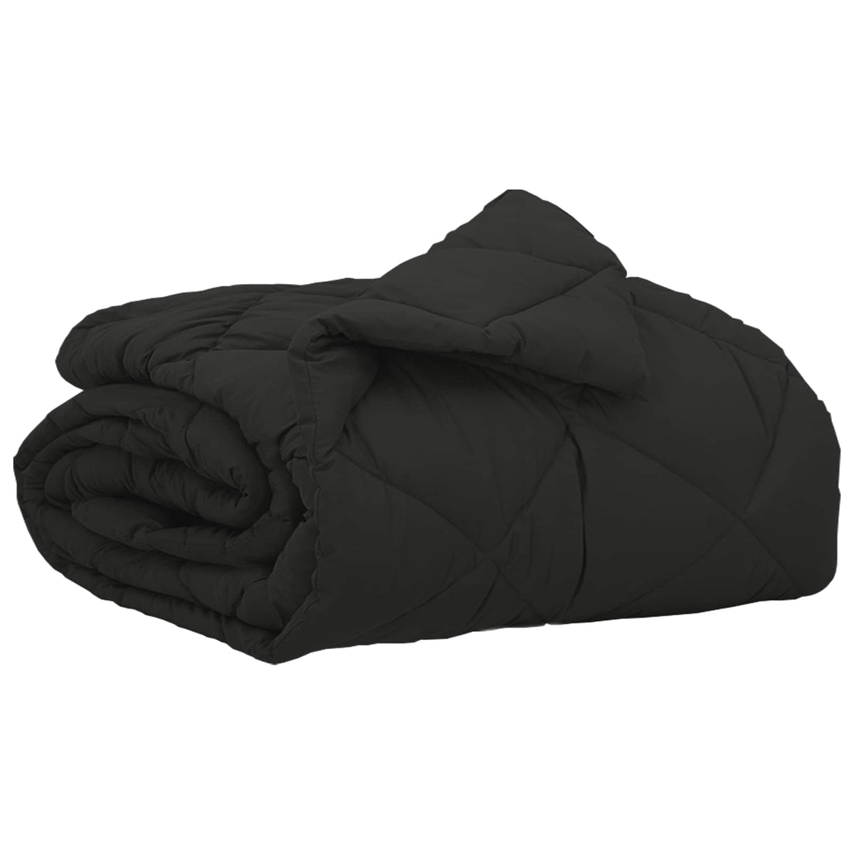 Vidaxl Sommerbettdecke schwarz 200 x 140 cm Mikrofaser