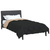 Vidaxx Sommerbettdecke Schwarz und Taupe 220 x 135 cm Mikrofaser