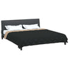 Vidaxx Sommerbettdecke Schwarz und Taupe 220 x 260 cm Mikrofaser