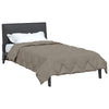 Vidaxl Sommerbettdecke hellgrau 200 x 155 cm Mikrofaser
