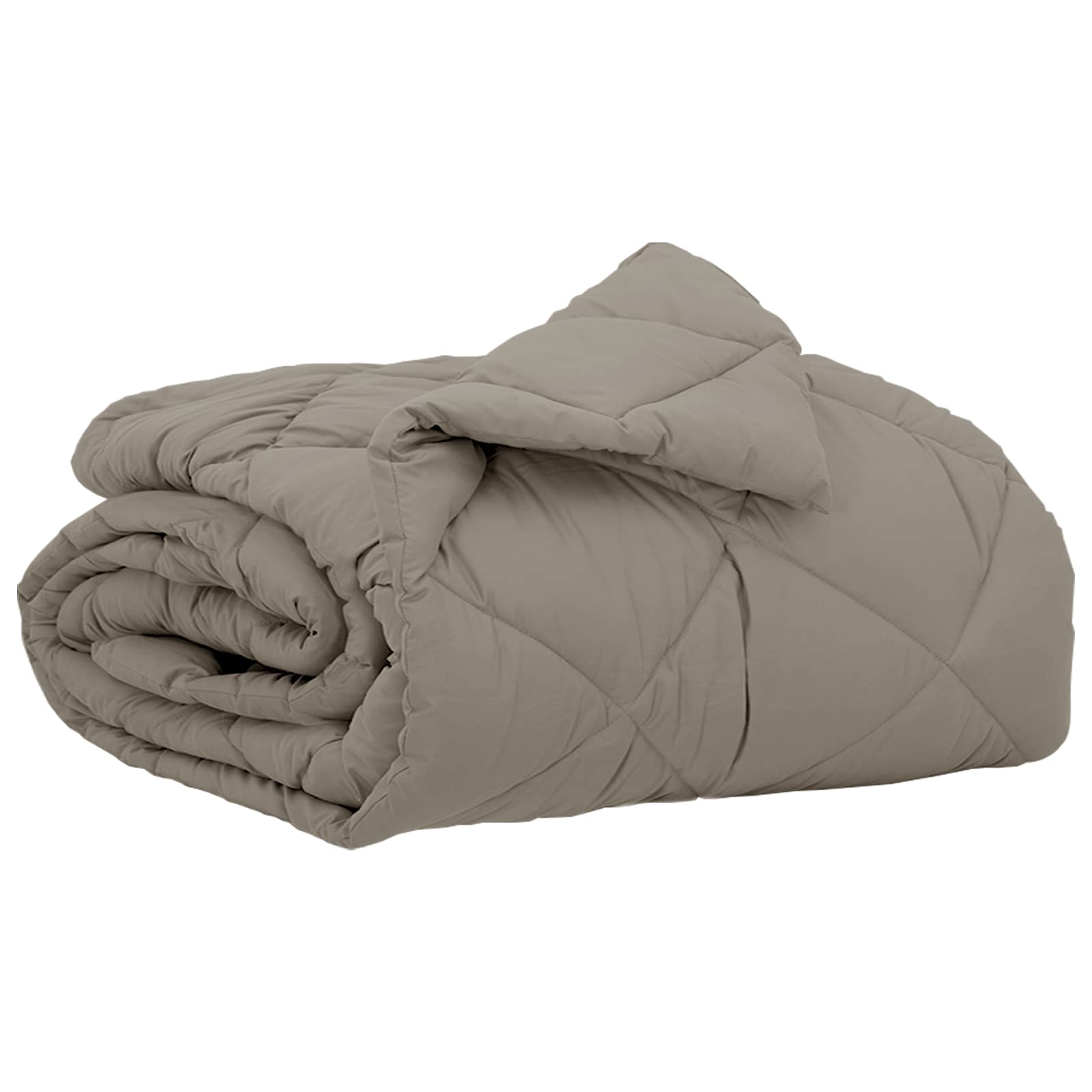 Vidaxl Sommerbettdecke hellgrau 220 x 155 cm Mikrofaser