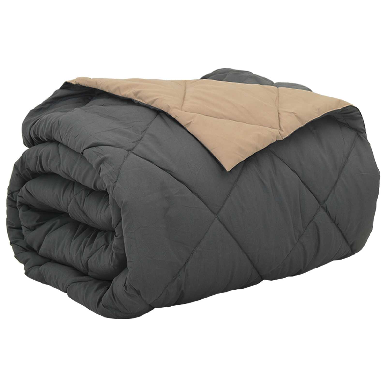 Vidaxx Ganzjahresdecke Anthrazit und Taupe 220 x 200 cm Mikrofaser