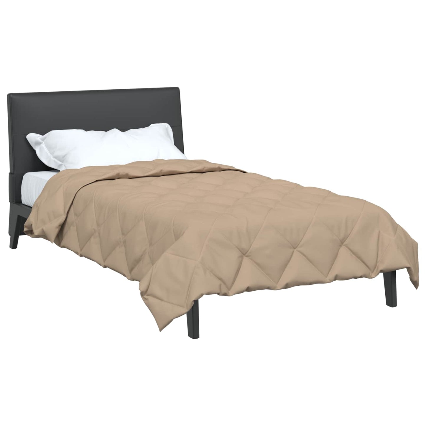 Vidaxx Ganzjahresdecke Taupe 220 x 135 cm Mikrofaser
