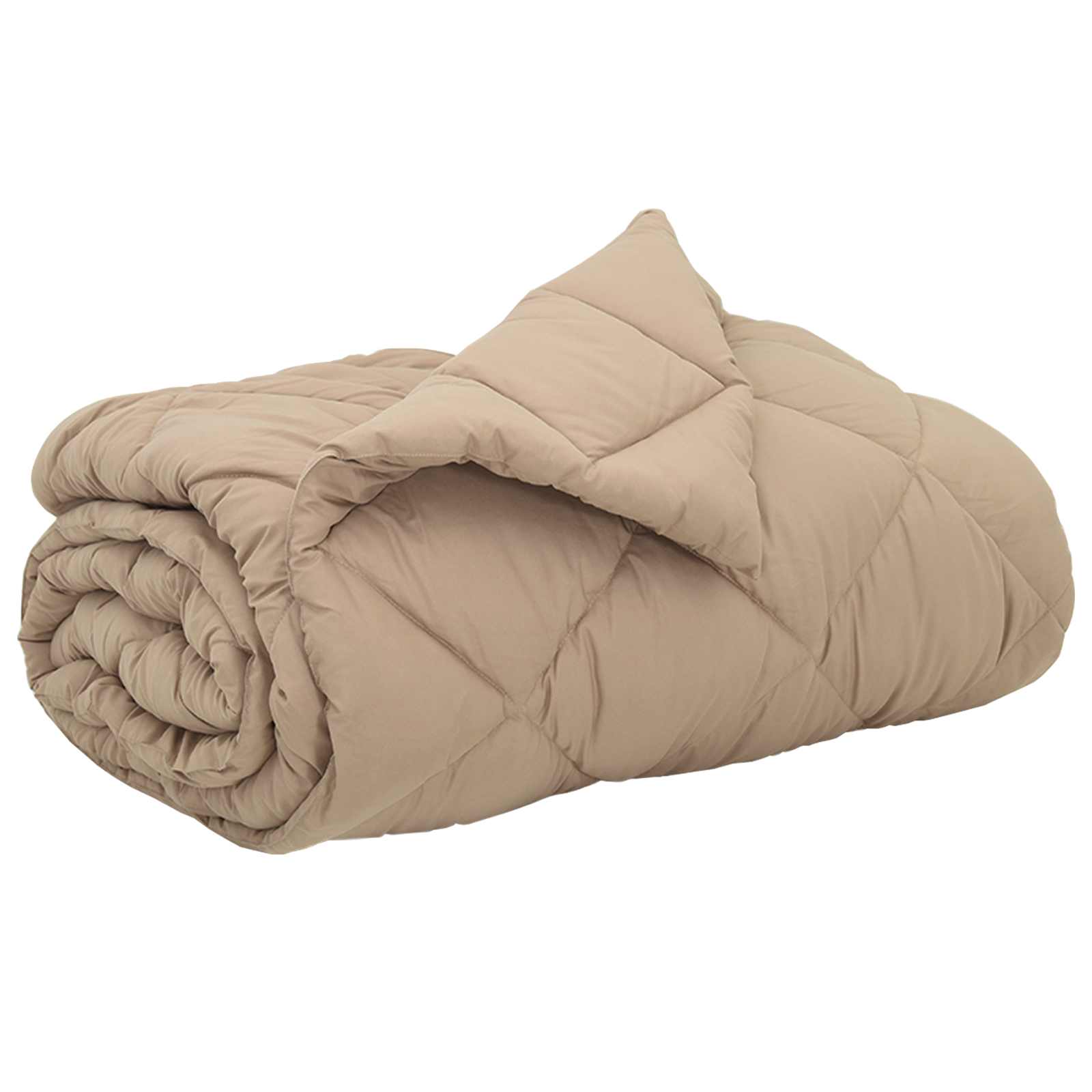 Vidaxx Ganzjahresdecke Taupe 220 x 260 cm Mikrofaser