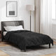 Vidaxx Ganzjahresdecke schwarz 200 x 140 cm Mikrofaser