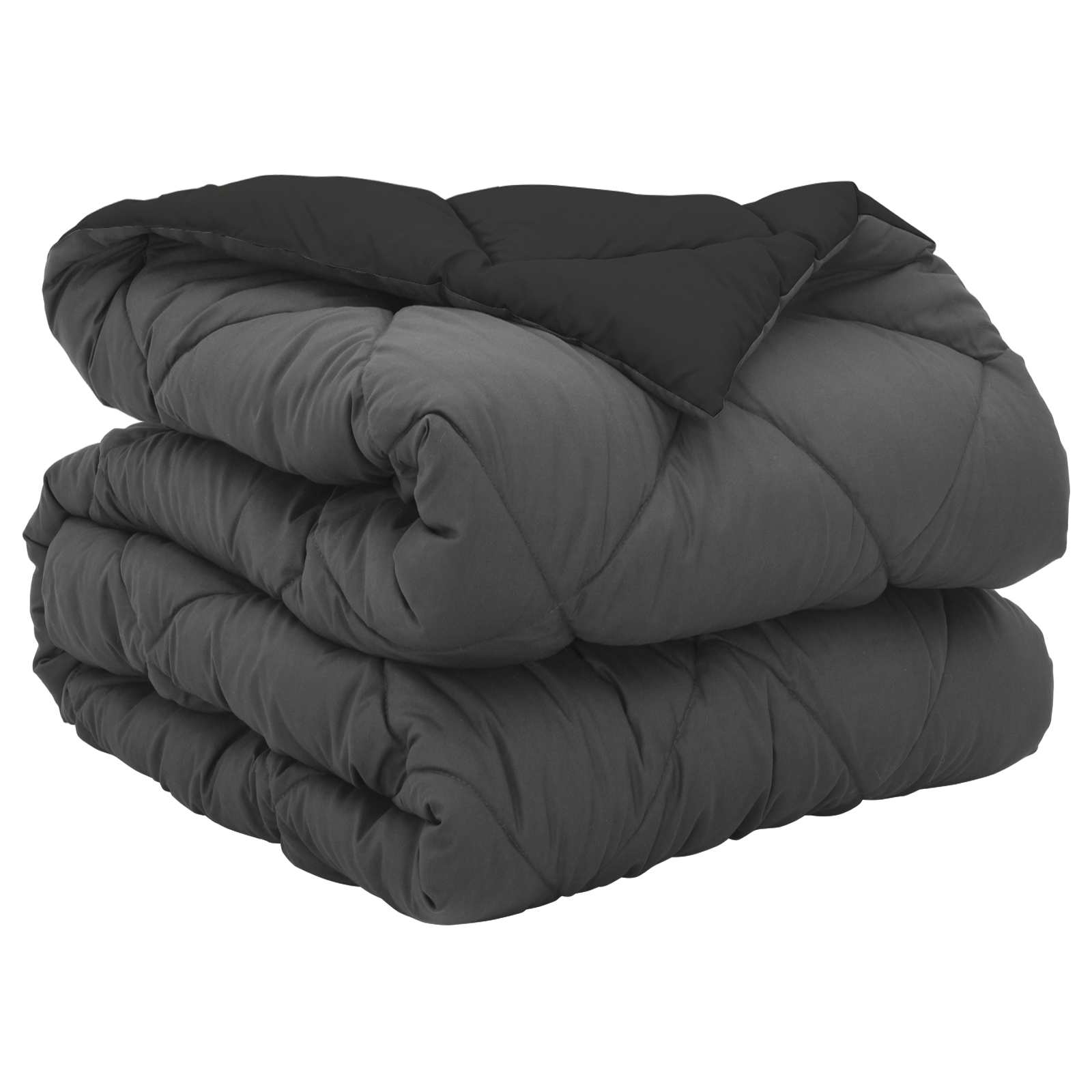 Vidaxx Ganzjahresdecke Schwarz und Anthrazit 200 x 140 cm Mikrofaser
