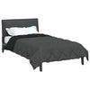Vidaxx Ganzjahresdecke Schwarz und Anthrazit 200 x 140 cm Mikrofaser