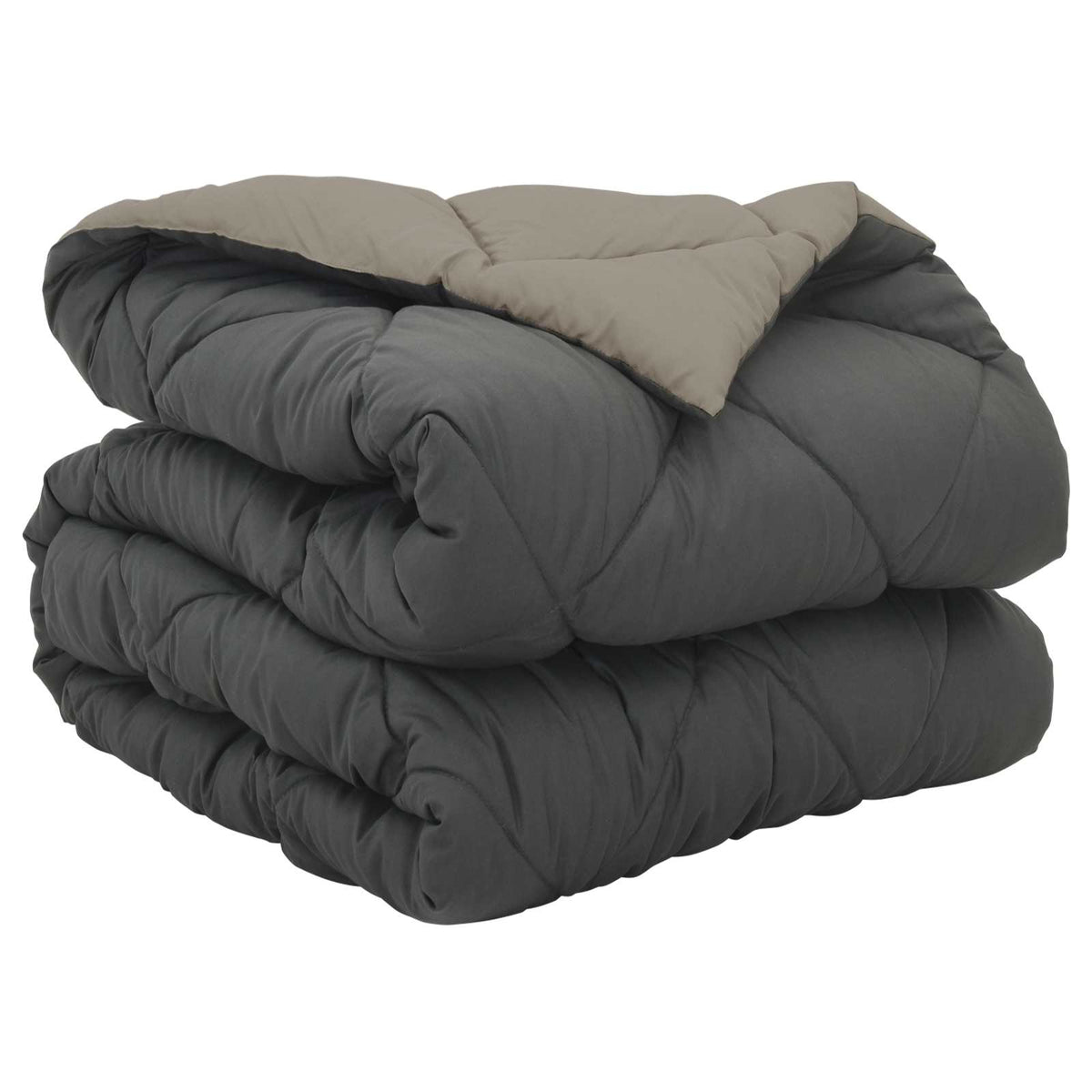 Vidaxl Ganzjahresdecke hellgrau und anthrazit 200 x 135 cm Mikrofaser