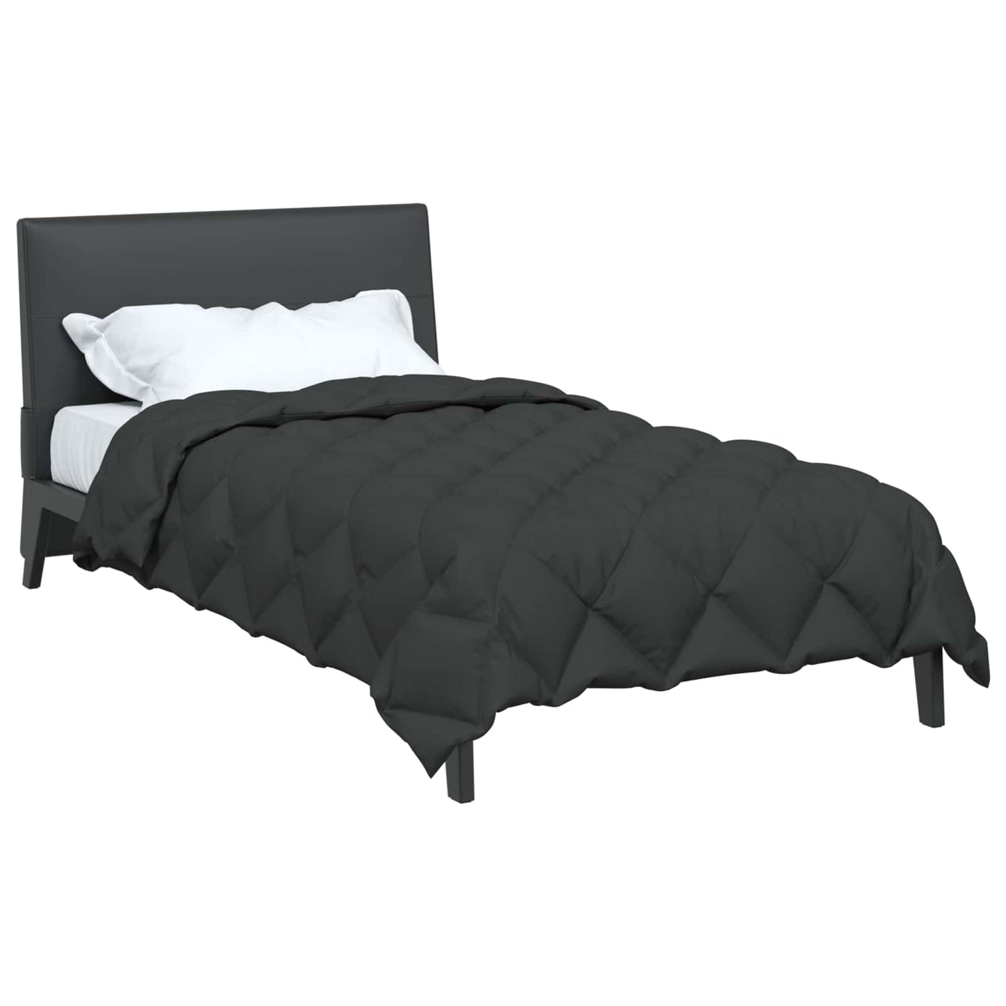 Vidaxl Winterdecke Anthrazit 220 x 155 cm Mikrofaser