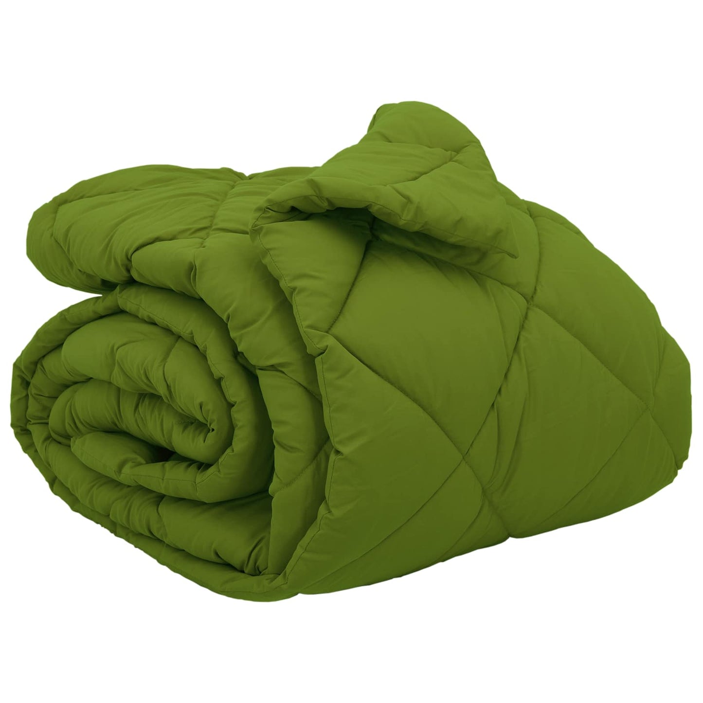 Vidaxl Winterbettdecke grün 200 x 200 cm Mikrofaser