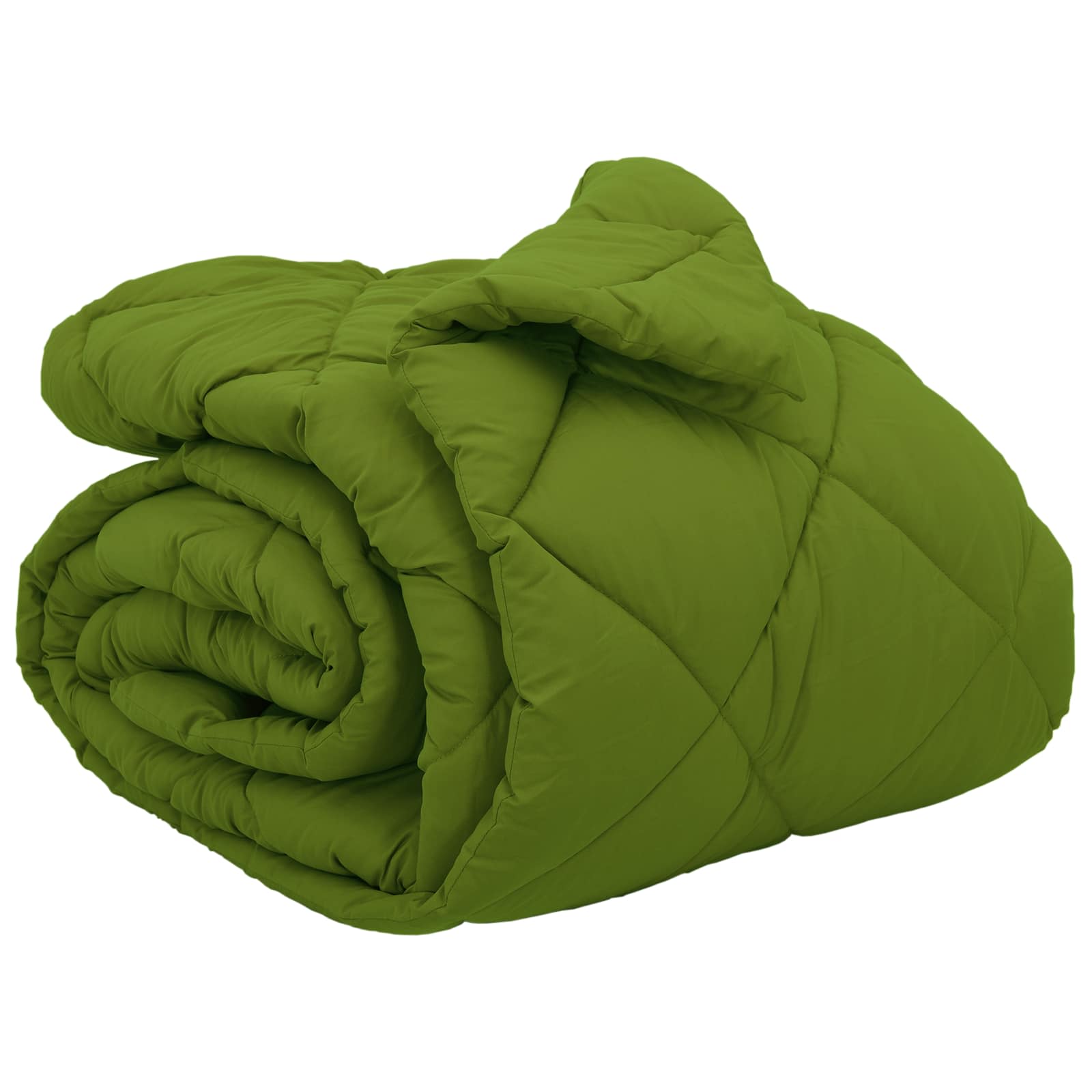 Vidaxl Winterbettdecke grün 200 x 200 cm Mikrofaser