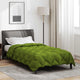 Vidaxl Winterbettdecke grün 220 x 140 cm Mikrofaser