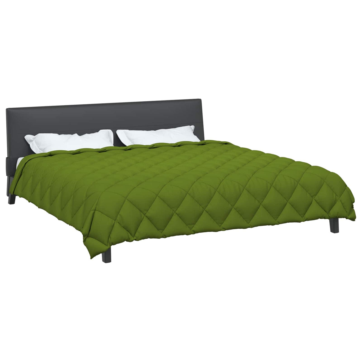 Vidaxl Winterbettdecke grün 220 x 260 cm Mikrofaser