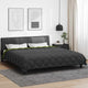 Vidaxl Winterbettdecke Grün und Anthrazit 240 x 200 cm Mikrofaser